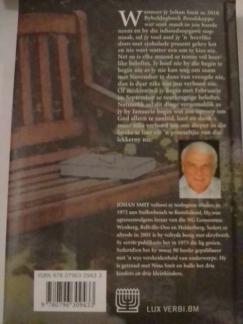 Boodskappe wat saak maak, Bybel dagboek deur Johan Smit.