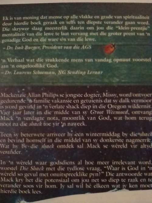 Die Shack, verhaal deur William P. Young.