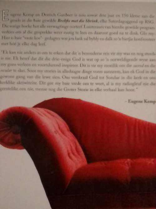Shrink stories 3, soos op RSG in Brekfis met Derrich, deur E. Kemp.