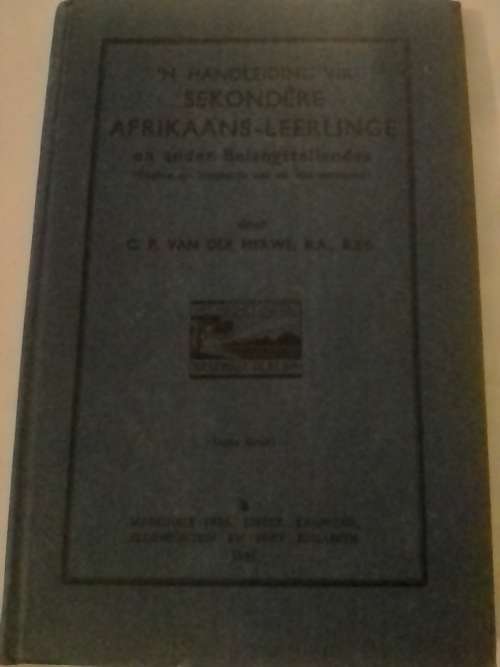 1946 `n Handleiding vir Sekondere Afrikaanse-Leerlinge - C.P. v.d. Merwe