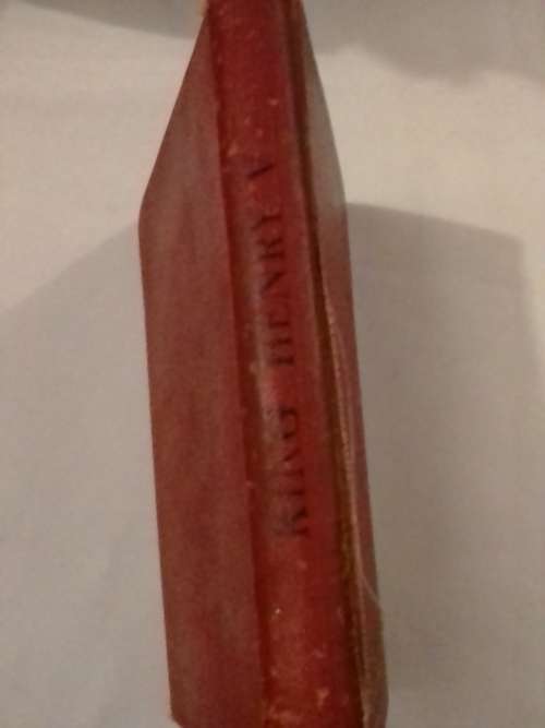 1922, King Henry V, by Kenneth Shakespeare ,antique hardcover book