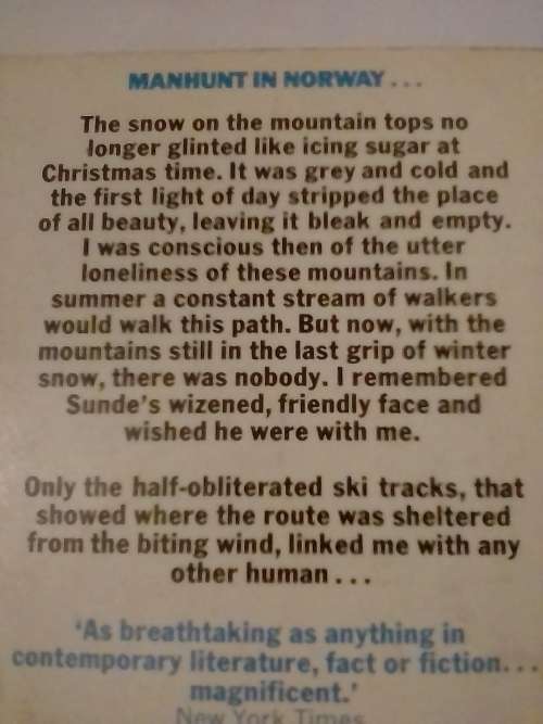 The Blue Ice by Hammond Innes, paperback book, mistery thriller