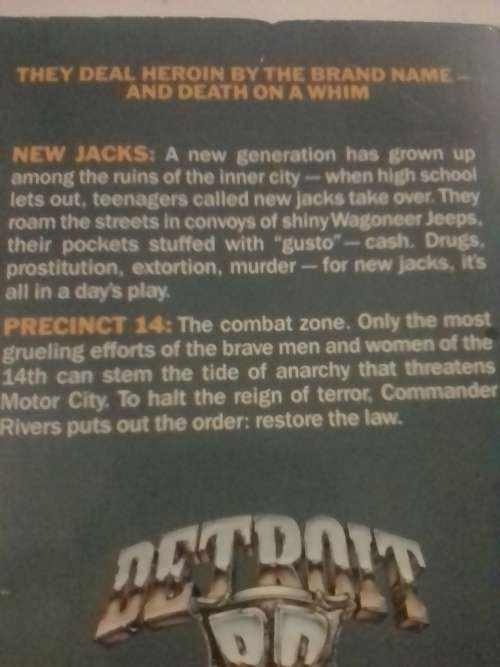 `DETROIT PD - RUN JACK RUN` - BY TOM LOGAN - PLEASE SEE AND READ BELOW FOR MORE INFO.