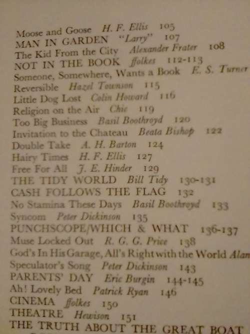 `PICK OF THE PUNCH 1965` - FOR LAUGHS AND HUMOUR - BY BERNARD HOLLOWOOD - READ BELOW FOR MORE INFO