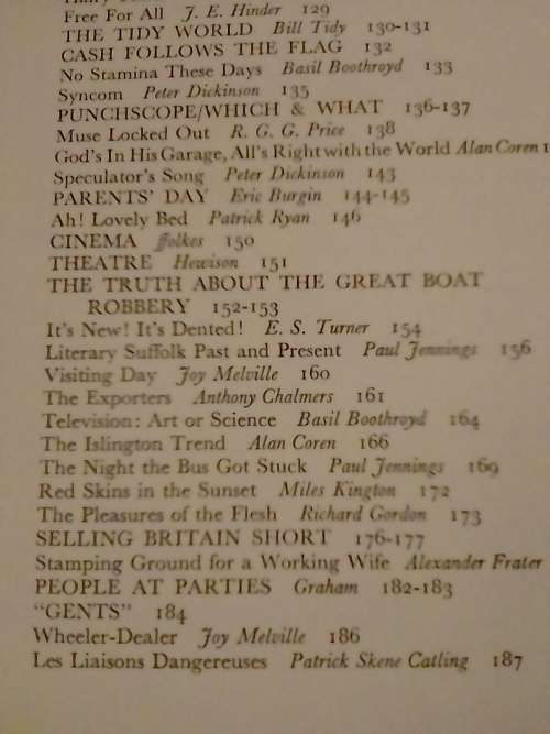 `PICK OF THE PUNCH 1965` - FOR LAUGHS AND HUMOUR - BY BERNARD HOLLOWOOD - READ BELOW FOR MORE INFO