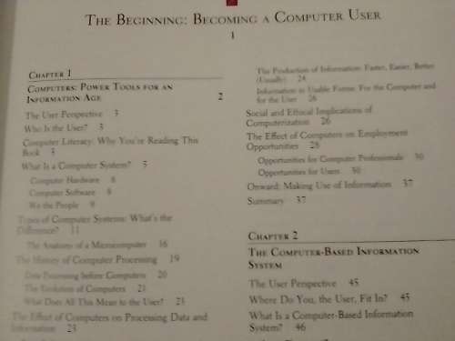 Computers, The user Perspective with Software Laboratories, 853 Pages.