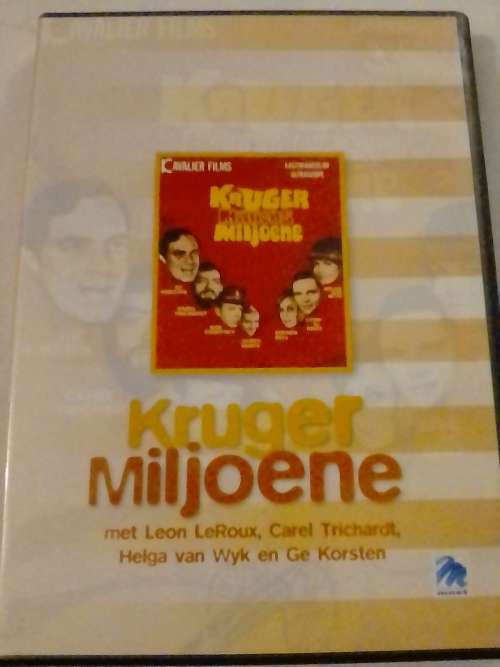 MOVIE  `KRUGER MILJOENE` - MET CAREL TRICHARDT EN GE KORSTEN - SEE and READ BELOW FOR INFO