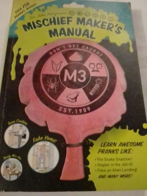 Mischief maker's manual, awesome pranks, 261 Pages.
