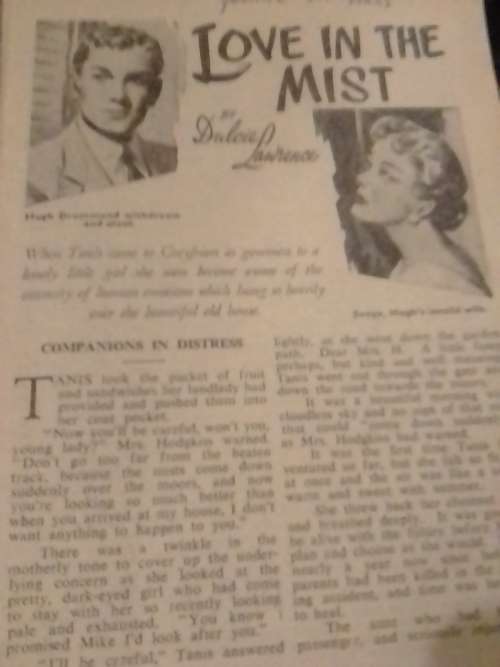 1960 - Fleetway library No.446 , Love in the mist, by Dulcie Lawrence.