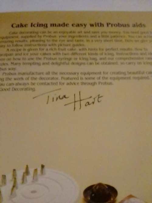 Cake Decorating, by Tina Hart.