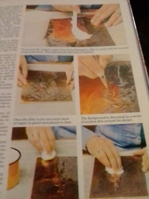 The Golden hands encyclopedia of Crafts Volume 9, by Marshall Cavedish.