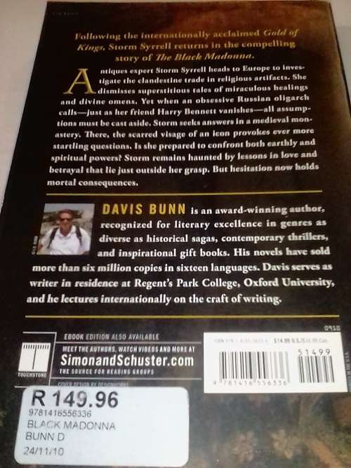 The Black Madonna, Novel by Davis Bunn