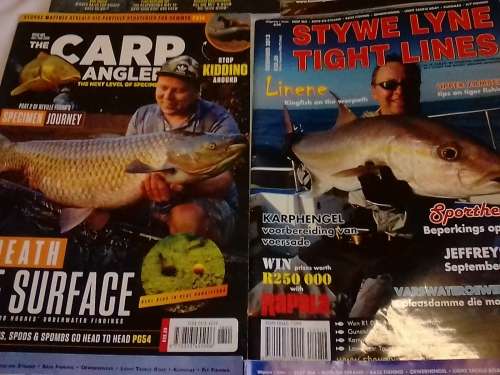 12 x Angler Issues - Include Bass Angler, SA Bass, Carp and Tight Lines - Bid per issue