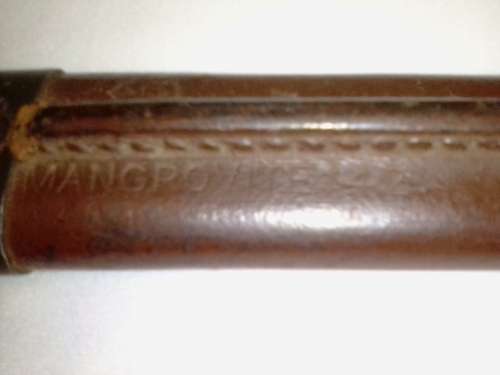 WOW, Original Australian SLAZ 42 Enfield 1907 Bayonet, Scabbard Mangrovite - PLEASE READ BELOW.