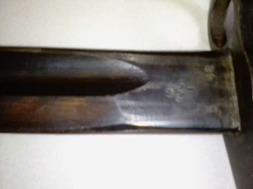 WOW, Original Australian SLAZ 42 Enfield 1907 Bayonet, Scabbard Mangrovite - PLEASE READ BELOW.