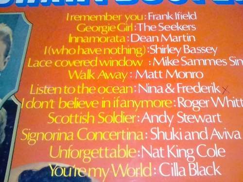ALL TIME CHARTBUSTER  (ORIGNAL ARTISTS)  LP IN GOOD CONDITION - SEE AND READ BELOW.