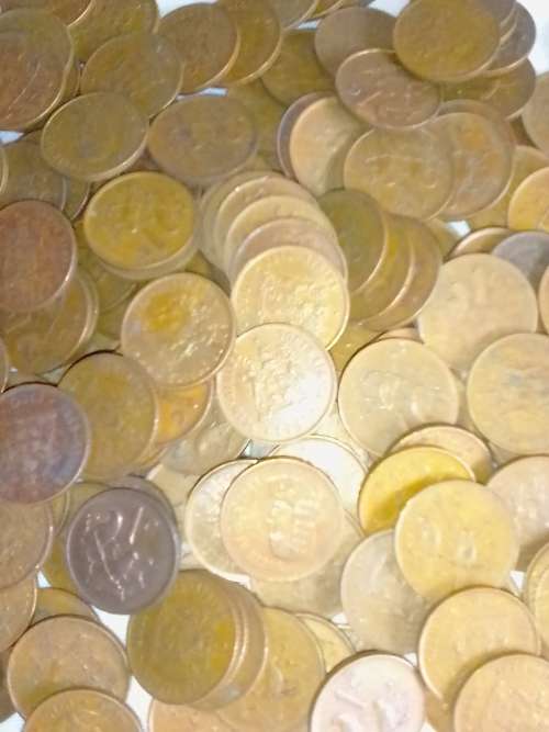 550x 1c COINS - used and unused - PLEASE READ and SEE BELOW.