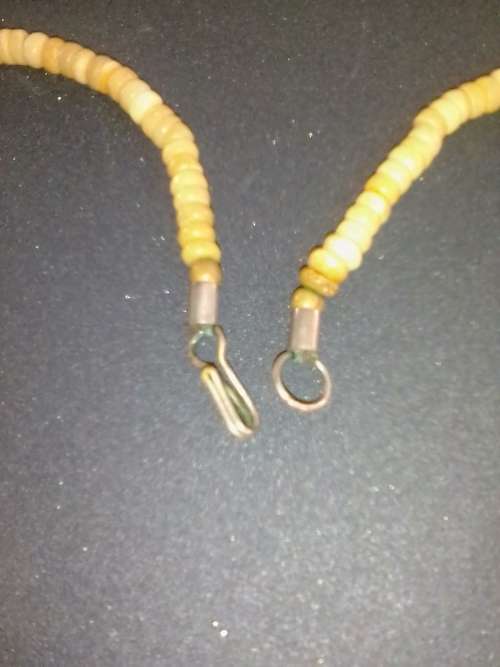STUNNING VINTAGE ELEPHANT CARVED IVORY NECKLACE - PLEASE READ  BELOW.