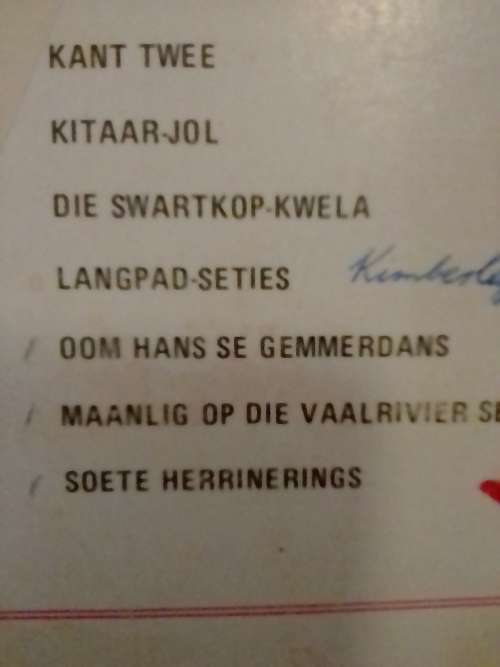 FLIP VAN NIEKERK (SNAAR MELODIEE) - LP in VERY GOOD condition - SEE BELOW FOR INFO.