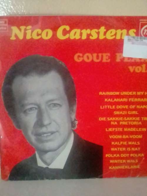 NICO CARSTENS (GOUE PLAAT Vol.2) - LP in very good condition - SEE BELOW FOR INFO.