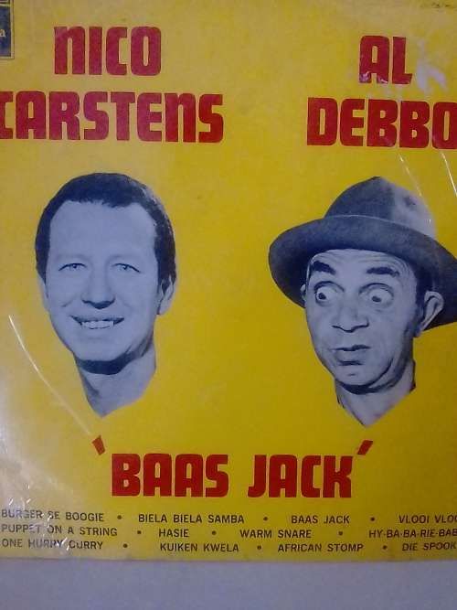 NICO CARSTENS and AL DEBBO (BAAS JACK) - LP in very good condition - SEE BELOW FOR INFO.