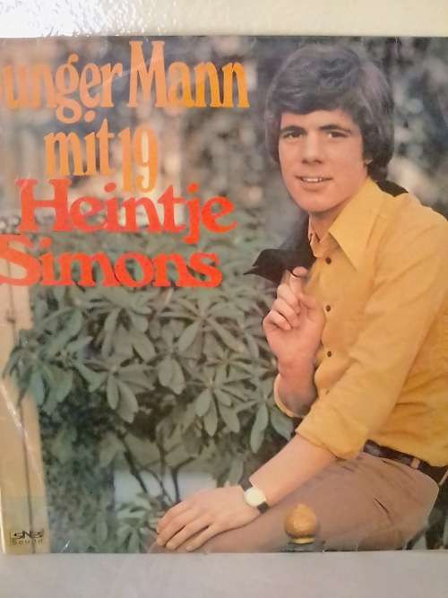 HEINTJE SIMONS (JONGER MANN MIT 19) - LP IN GOOD CONDITION - SEE AND READ BELOW.