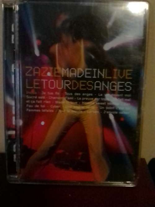 ZAZIE MADEIN  (LIVE TOUR) ORIGINAL DVD - EXCELLENT condition - SEE BELOW FOR INFO.