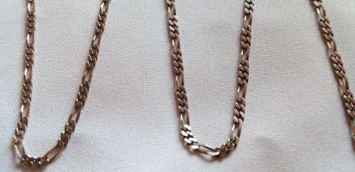 STUNNING 54cm ITALIAN STERLING SILVER 925. CHAIN - WEIGHT 7.6g -  SEE BELOW.