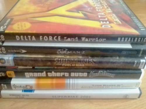 6x POPULAR PC DVD ROM GAMES - IN VERY GOOD CONDITION - SEE BELOW FOR INFO.