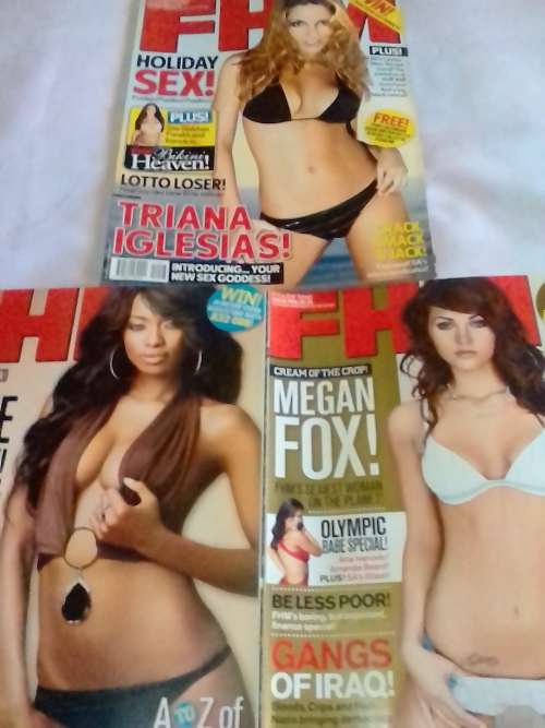 3 x FHM 2008 MAGAZINES - EXCELLENT CONDITION - SEE FOR MORE INFO BELOW.