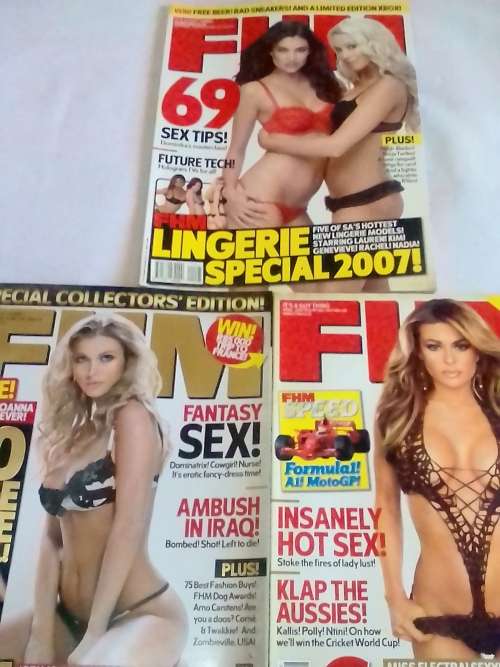 3 x FHM 2007 MAGAZINES (INCLUDED SPECIAL COLLECTORS´EDITION) - SEE FOR MORE INFO BELOW.