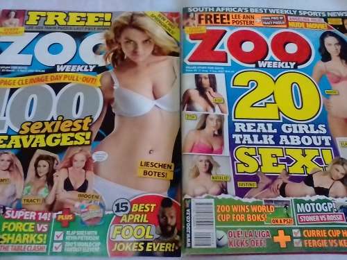 2 x ZOO 2007 MAGAZINES - EXCELLENT CONDITION - SEE FOR MORE INFO BELOW.