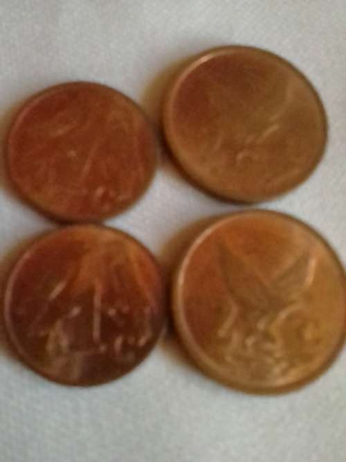 1996 - 2000 , LOT of 1.6 kilogram 1c & 2c coins - (VALUE R4000) - PLEASE SEE BELOW.