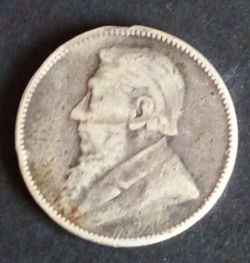 ZAR PAUL KRUGER 1894 SILVER ONE SHILLING - SEE SCANS FOR CONDITION - PLEASE READ BELOW.