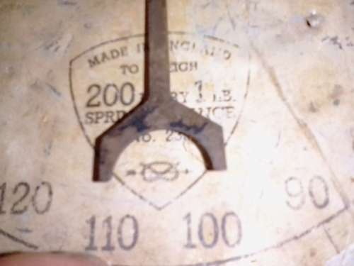 2x VINTAGE SALTER SPRING BALANCE HANGING SCALES - PLEASE READ BELOW.