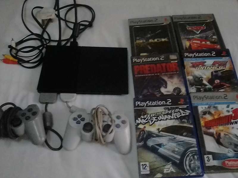 Sony PlayStation 2 with games (Lot2) tested ,100% working condition - See and Read below.