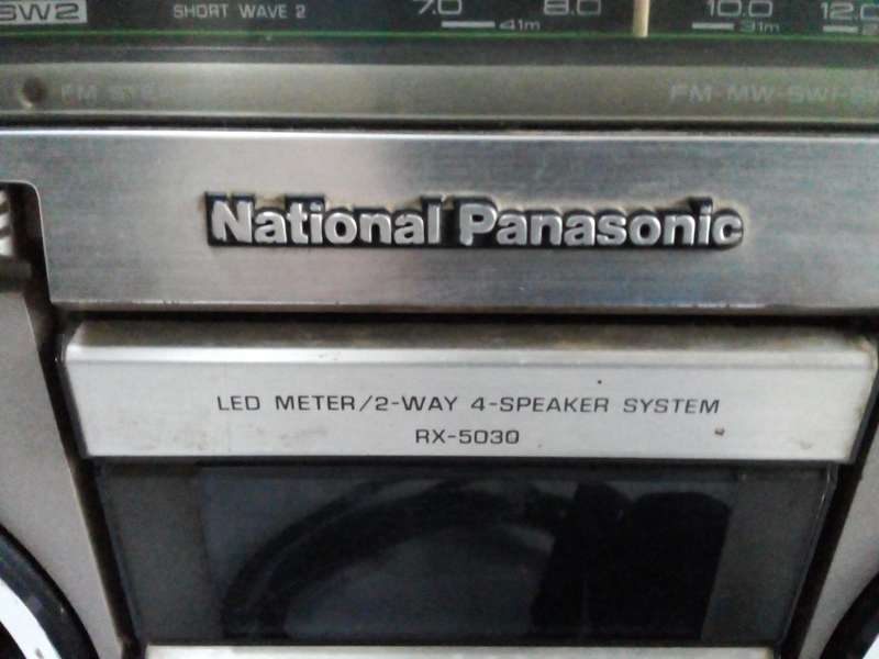 VINTAGE 1983 NATIONAL PANASONIC RX-5030F IN EXCELENT WORKING CONDITION - READ BELOW.