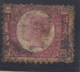GB. 1870 Q/V - half penny, plate 5 , W 9, SG.49, average used, CV. 30 pounds.