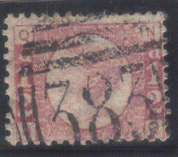 GB. 1870 Q/V - half penny, plate 10, W 9, SG.49, average used, CV. 30 pounds.