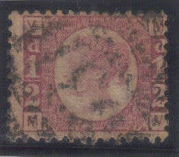 GB. 1870 Q/V - half penny, plate 4 , W 9, SG.49, average used, CV. 50 pounds.