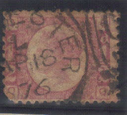 GB. 1870 Q/V - half penny, plate 9, W 9, SG.49, average used, CV. 30 pounds.