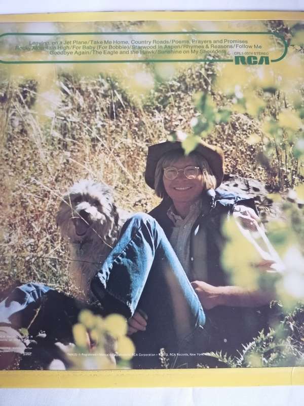 JOHN DENVER´S GREATEST HITS - VINYL IN EXCELLENT CONDITION - SEE BELOW FOR INFO.
