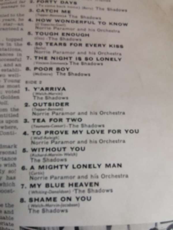 CLIFF RICHARD 21 TODAY - VINYL IN EXCELLENT CONDITION - SEE BELOW FOR INFO