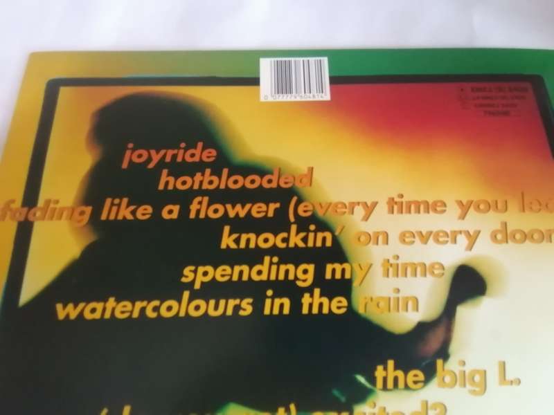 ROXETTE (JOYRIDE) - VINYL IN EXCELLENT CONDITION - SEE BELOW FOR INFO.