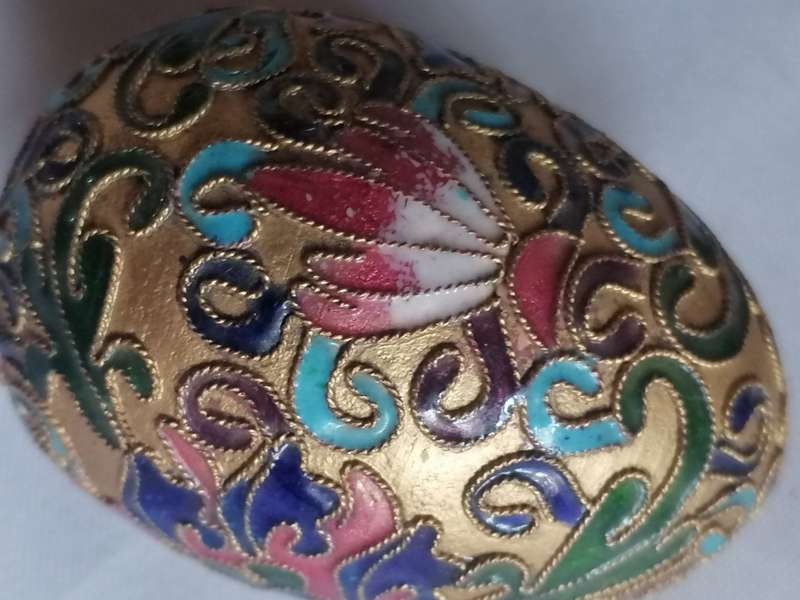 STUNNING VINTAGE FABERGE EGG - HAND MADE  - SEE BELOW FOR MORE INFO.