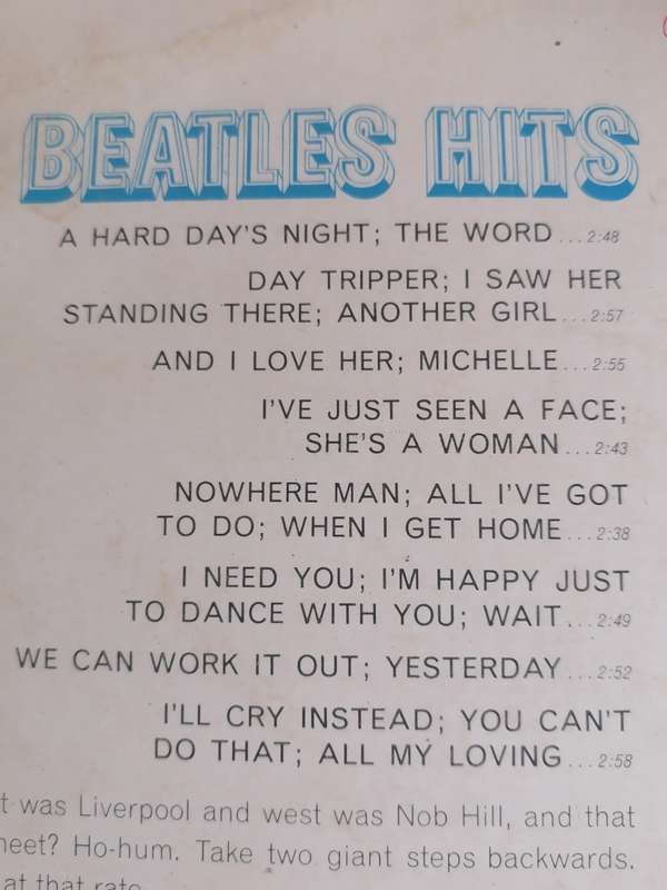 40 BEATLES HITS (BY LESTER LANIN) - VINYL IN GOOD CONDITION - SEE BELOW FOR INFO.