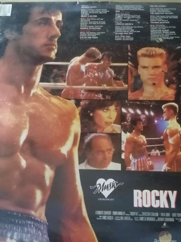 ROCKY IV (ORIGINAL SOUNDTRACK) - VINYL IN EXCELLENT CONDITION - SEE BELOW FOR INFO.