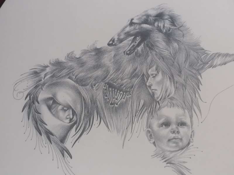 FAMOUS S.A. ARTIST ´GABRIEL MEIRING´ORIGINAL 1979 HIGH VALUE PENCIL ART -LOT 3 - SEE BELOW FOR INFO.