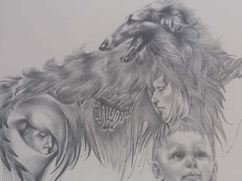 FAMOUS S.A. ARTIST ´GABRIEL MEIRING´ORIGINAL 1979 HIGH VALUE PENCIL ART -LOT 3 - SEE BELOW FOR INFO.