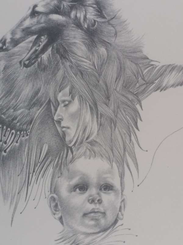 FAMOUS S.A. ARTIST ´GABRIEL MEIRING´ORIGINAL 1979 HIGH VALUE PENCIL ART -LOT 3 - SEE BELOW FOR INFO.
